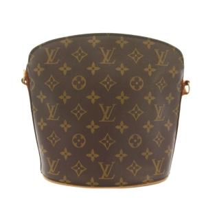 LOUIS VUITTON ドルーオ モノグラム ショルダーバッグ ブラウン M51290