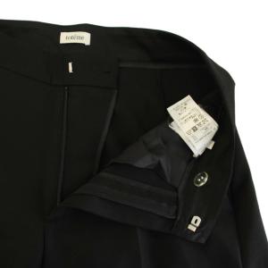 TOTEME 17AW ワイドパンツ S 黒 ブラック 無地 センタープレス 17-030-510-0040-3-0