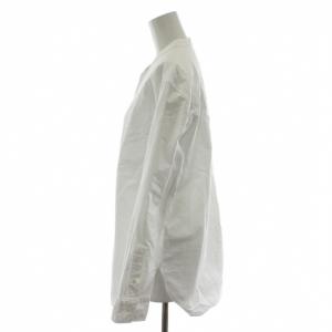 MAKER'S SHIRT 鎌倉 バンドカラーシャツ ブラウス 長袖 F 白 ホワイト 無地 /RR
