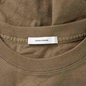 JOURNAL STANDARD 25SS タックスウェットシャツ Tシャツ F 茶 ブラウン 長袖 ラウンドネック 無地 25070400811210