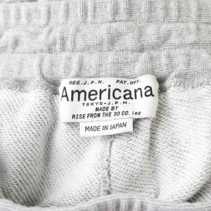 AMERICANA スウェット パンツ F グレー ロゴ刺繍 長袖 /GP