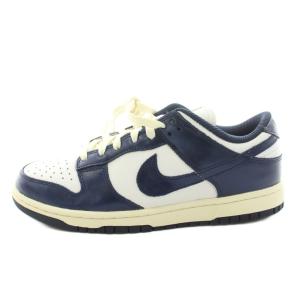 Women's Dunk Low PRM Midnight Navy and White