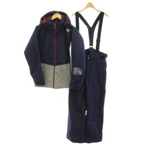 スノーウェア セットアップ 中綿 ジャケット パンツ M ネイビー 紺 DWMQJH70T /G