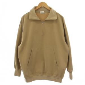 FIBRIL TWILL HALF ZIP スウェット トレーナー プルオーバー 長袖 ハーフジップ F0