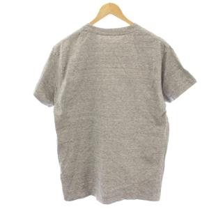 Shinzone Tシャツ カットソー 半袖 AMERICA プリント F グレー 19SMSCU90 /HN