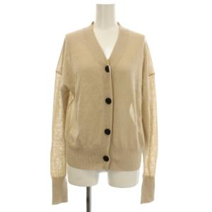 LINEN CARDIGAN リネン カーディガン ニット FO ベージュ 23MMSNI02 /G