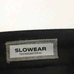 SLOW WEAR イージーパンツ スラックス ウール混 50 黒 ブラック 1784CR /G