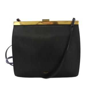 フィービー期 Clasp Bag レザー ブラック