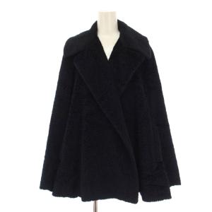 19AW ベルベットオーバーサイズコート 01 ネイビー MB194-2025