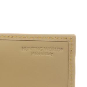 HUNTING WORLD カードケース 名刺入れ ロゴ レザー /AN4