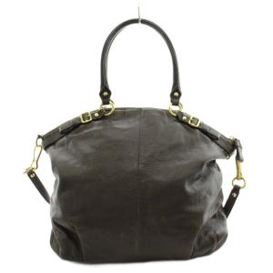 COACH リンジーサッチェル ハンドバッグ ショルダーバッグ 2way レザー 茶 ブラウン 18641 /AN28