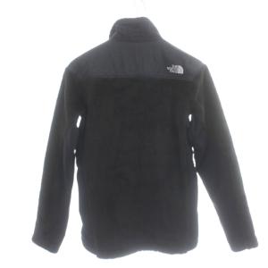 THE NORTH FACE フリースジャケット 上着 M 黒 ブラック 長袖 ロゴ刺繍 ジップアップ NA61201 /GP