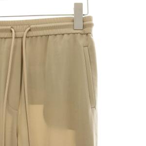 theory luxe 25SS Flow Mason Pant パンツ S ベージュ 無地 ドローストリングウエスト フルレングス