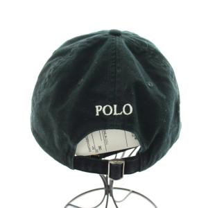 POLO RALPH LAUREN キャップ 帽子 ロゴ 黒 ブラック /AN32