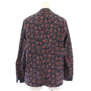 JUNYA WATANABE MAN PINK コムデギャルソン AD2011 シャツジャケット 花柄 M 紺 ネイビー UI-J014 /TK