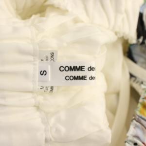 COMME des GARCONS COMME des GARCONS コムコム AD2017 フレアスカート 花柄 S ホワイト RA-S005