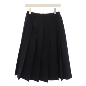 BLACK COMME des GARCONS AD2008 タックスカート ミモレ丈 XS 黒 1C-S004 /BM