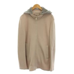 RESORT ウールコート ジップアップ 48 ピンクベージュ GC002UR