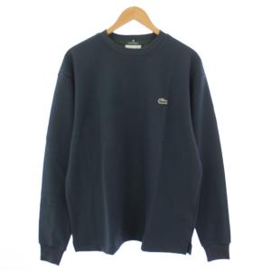 25SS ラコステ LACOSTE 別注 ワッフル L/STシャツ ロンT カットソー 長袖 4 ネイビー