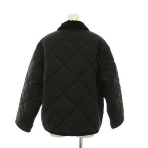 LAVENHAM ビッグキルティングジャケット 中綿 アウター 38 黒 ブラック /YM