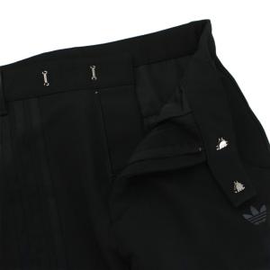 adidas Originals タグ付き ファッションテーラードパンツ スラックス 30 黒 ブラック ロゴ JC7420 /RR