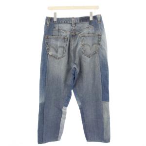 SEEALL リメイク バギーデニムパンツ RECONSTRUCTED BELTED BUGGY DENIM 再構築