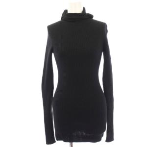 WHOLE GARMENT RIB KNIT HOODY ニット カットソー リブ 長袖 フード 絹 シルク混
