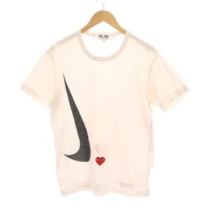 ナイキ NIKE AD2020 Tシャツ カットソー M 白 ホワイト 赤 黒 半袖 ラウンドネック ハートロゴ
