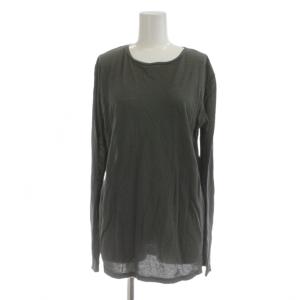 24AW クルーネックシアーロングTシャツ グレー 長袖 /JP