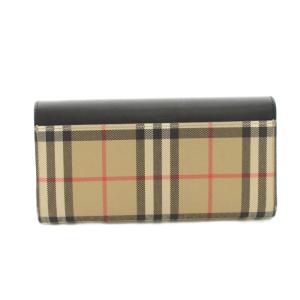 BURBERRY 長財布 ノバチェック ブラック ベージュ