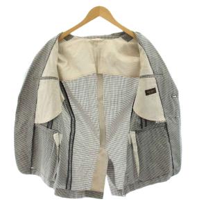 Paul Smith COLLECTION 2点セット テーラードジャケット ブレザー ベスト ジレ チェック柄 M 黒 ブラック 白 ホワイト 144187