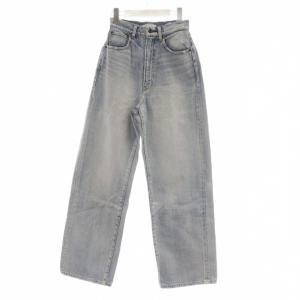 24SS HW DAMAGE LOOSE STRAIGHT デニム ジーンズ 25 ライトブルー ルーズストレート