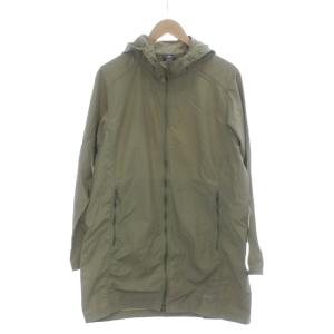 パーカージャケット 上着 XL カーキ ジップアップ 長袖 無地 1103342 /GP