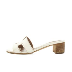 HERMES オアジス サンダル 35.5 ホワイト