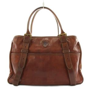 ハンドバッグ トートバッグ レザー 茶 ブラウン 01-68 /AN24