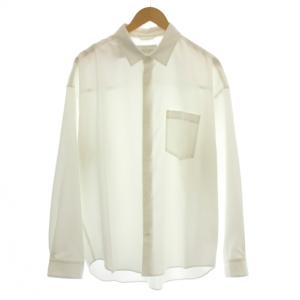 25AW COMFORT RELAX REGULAR SHIRT シャツ 長袖 S 白 ホワイト 155500001