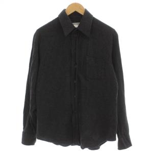 シャツ M グレー 長袖 無地 /GP