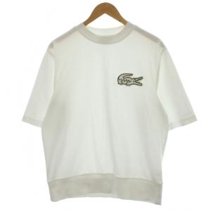 Tシャツ M 白 ホワイト ロゴ刺繍 半袖 /GP