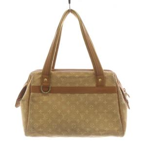 LOUIS VUITTON モノグラム ミニ ジョセフィーヌPM ハンドバッグ ベージュ ブラウン M92416