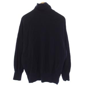 AMERICANA スウェット トレーナー プルオーバー 長袖 ハーフジップ ハイネック ネイビー /BM