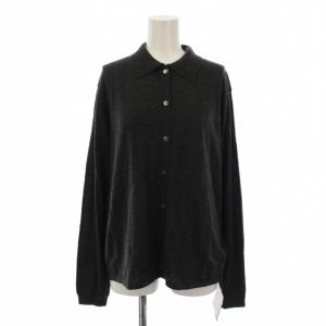 23AW Cashmere Silk Knit C/D カーディガン 長袖 シルク カシミヤ F グレー