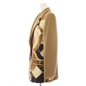 LEONARD FASHION テーラードジャケット 中綿 シルク 総柄 11AR ベージュ 0361360 /TK