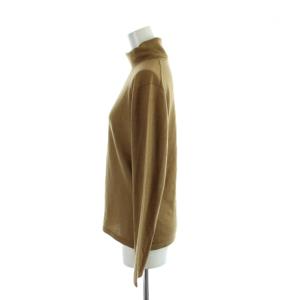 LEONARD FASHION ニット セーター カシミヤ L 茶 ブラウン タートルネック 長袖 無地 /AP