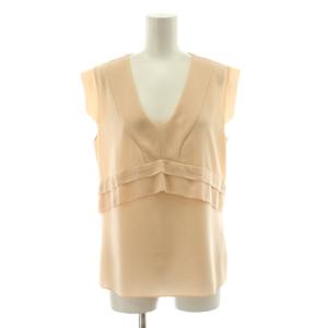 Photogenic Blouse ブラウス プルオーバー Vネックノースリーブ 42 ピンクベージュ