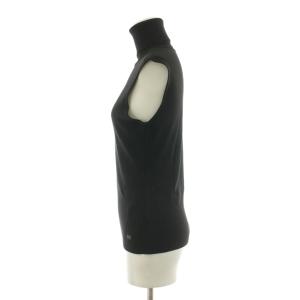 FOXEY KIYASE Tank ニット タートルネック 40 ブラック 26409
