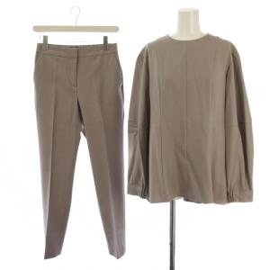 22AW NEW SAXONY SEINE セットアップ 上下 カットソー 長袖 スラックスパンツ ジップフライ