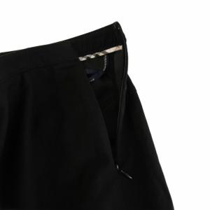 BURBERRY LONDON スカート ロング 40 黒 ブラック 無地 FXA82-425 /YM