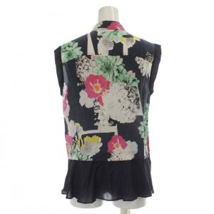 Paul Smith BLACK シャツ ブラウス 42 マルチカラー ノースリーブ 花柄 /GP