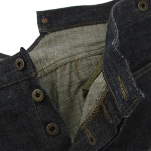 Nigel Cabourn レイルマンデニムパンツ 34 ネイビー ボタンフライ 80020050225