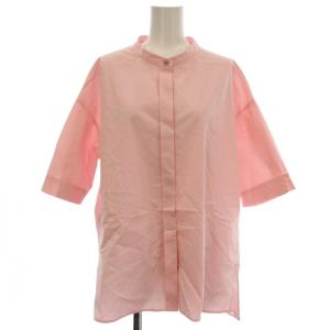 T/Cタイプライタータンブラーブラウス バンドカラー シャツ 半袖 2 ピンク B0233BFB004